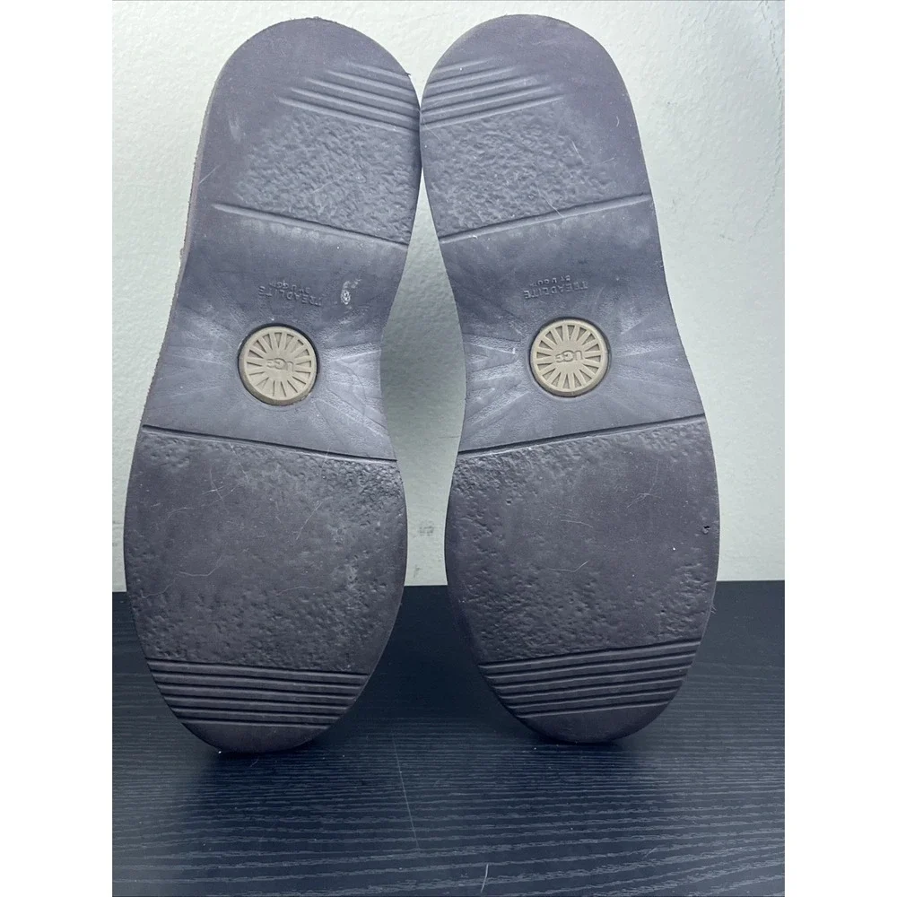 UGG Men's Size 9 Brown Suede Chelsea Boots Casual Slip On Shoe